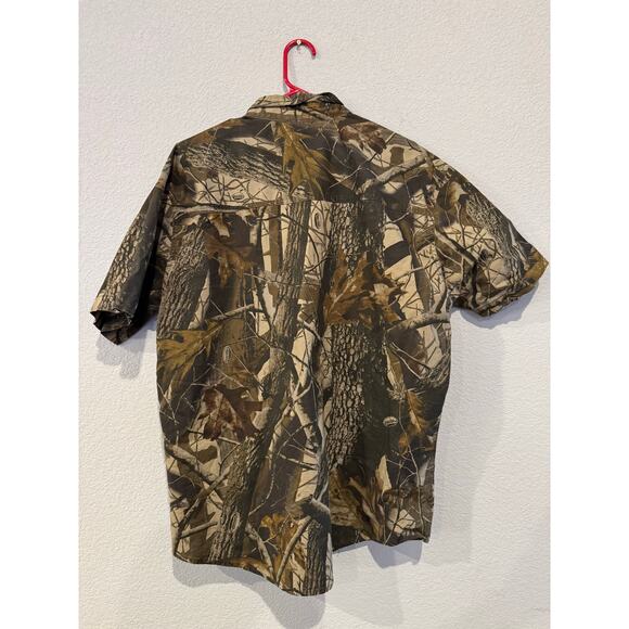 Woolrich Camouflage Polo Shirt Mens Large - Picture 6 of 6